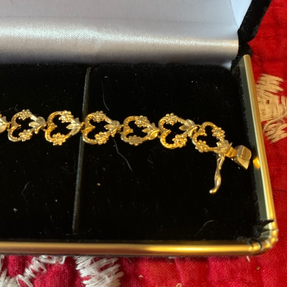 Vintage 14k gold Estate ❤️🌸Bracelet.BH unmarked - Picture 2 of 11